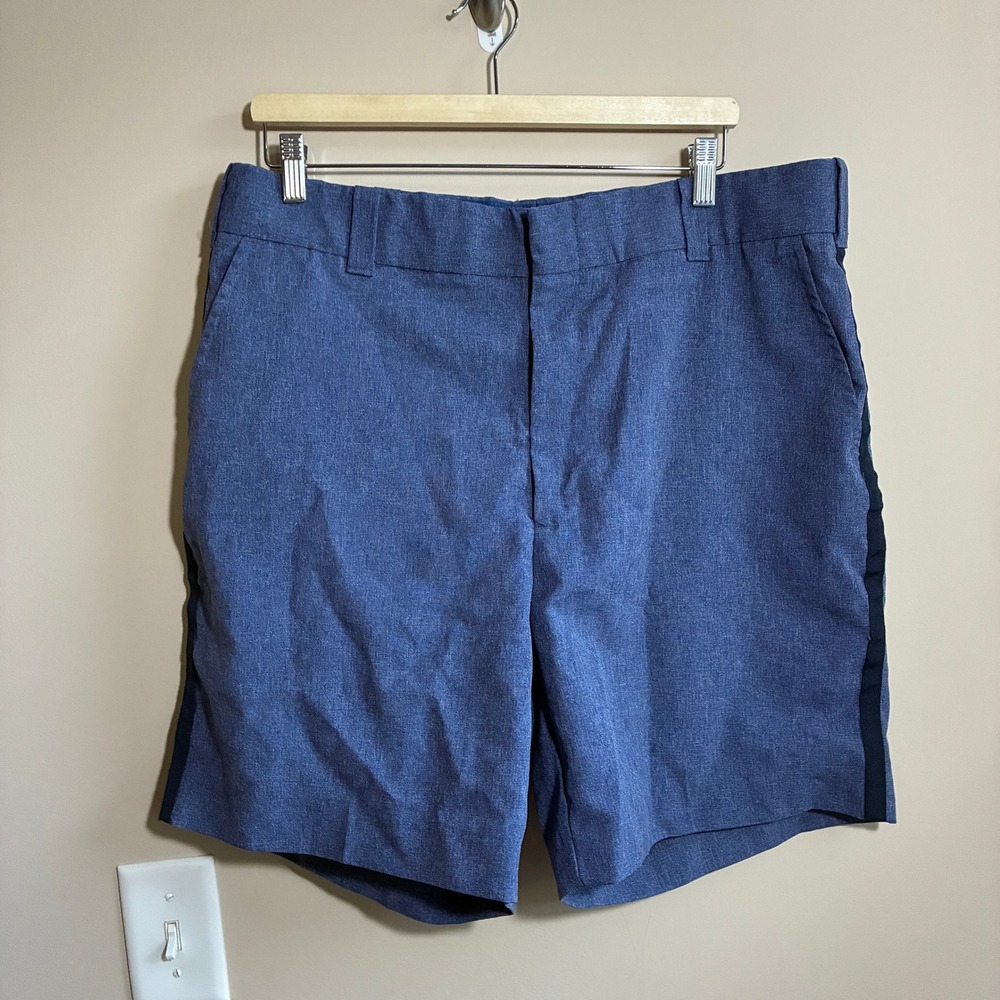 Flying Cross Postal Blue Uniform Shorts 38 Reg Blue Mens Freedom Fit Polyester